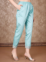 Thumbnail for Embroidered & Floral Printed Kurta With Pant & Dupatta Premium Luxury, Multicolor - Hiral Fashion - Distacart