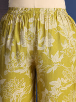 Thumbnail for Embroidered & Printed Kurta With Palazzo & Dupatta, Green - Hiral Fashion - Distacart
