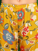 Thumbnail for Botanical Printed Co Ords Set, Yellow - Hiral Fashion - Distacart