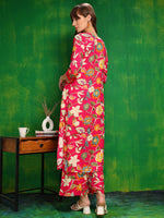 Thumbnail for Botanical Printed Co Ords Set, Rani - Hiral Fashion - Distacart