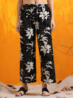 Thumbnail for Floral Printed Co-Ords, Black - Hiral Fashion - Distacart