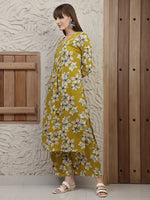 Thumbnail for Floral Printed Co-Ords, Mustard - Hiral Fashion - Distacart