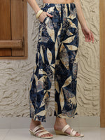 Thumbnail for Versatile Printed Co-Ords, Navy Blue - Hiral Fashion - Distacart