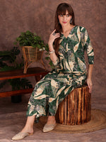 Thumbnail for Versatile Printed Co-Ords, Green - Hiral Fashion - Distacart