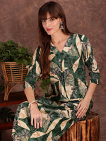 Thumbnail for Versatile Printed Co-Ords, Green - Hiral Fashion - Distacart