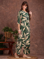 Thumbnail for Versatile Printed Co-Ords, Green - Hiral Fashion - Distacart