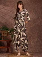 Thumbnail for Versatile Printed Co-Ords, Grey - Hiral Fashion - Distacart
