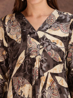 Thumbnail for Versatile Printed Co-Ords, Grey - Hiral Fashion - Distacart