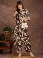 Thumbnail for Versatile Printed Co-Ords, Grey - Hiral Fashion - Distacart
