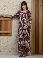 Thumbnail for Versatile Printed Co-Ords, Purple - Hiral Fashion - Distacart