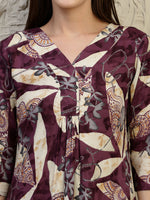 Thumbnail for Versatile Printed Co-Ords, Purple - Hiral Fashion - Distacart