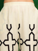 Thumbnail for Versatile Printed Co-Ords, Cream - Hiral Fashion - Distacart