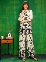 Thumbnail for Versatile Printed Co-Ords, Cream - Hiral Fashion - Distacart