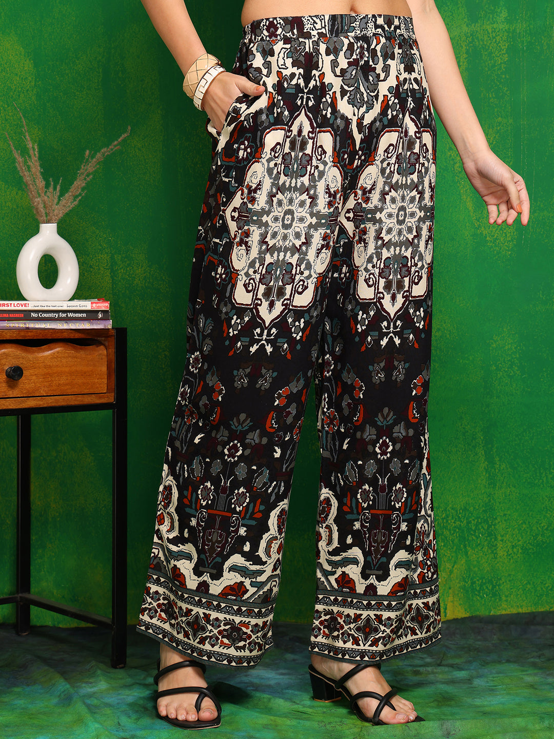 Versatile Printed Co-Ords, Black - Hiral Fashion - Dista