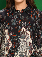 Thumbnail for Versatile Printed Co-Ords, Black - Hiral Fashion - Dista