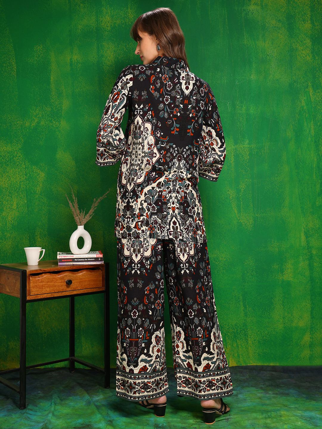 Versatile Printed Co-Ords, Black - Hiral Fashion - Dista