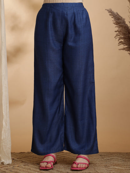 Colour Blocked Co-Ords, Blue - Hiral Fashion - Distacart