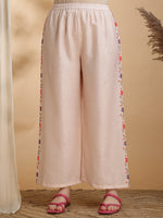 Thumbnail for Floral Prints Co-Ords, Beige - Hiral Fashion - Distacart