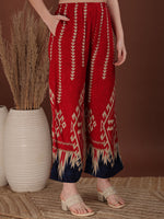 Thumbnail for Indie Printed Co-Ords, Pink - Hiral Fashion - Distacart