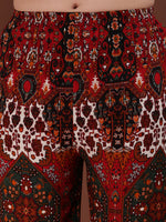 Thumbnail for Floral & Geometrical Printed Co-Ords, Multicolor - Hiral Fashion - Distacart