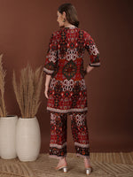 Thumbnail for Floral & Geometrical Printed Co-Ords, Multicolor - Hiral Fashion - Distacart