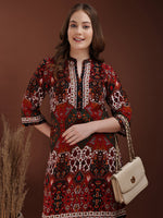 Thumbnail for Floral & Geometrical Printed Co-Ords, Multicolor - Hiral Fashion - Distacart