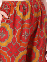 Thumbnail for Vibrant Ethnic Co-Ord Set, Red - Hiral Fashion - Distacart