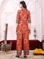 Thumbnail for Vibrant Ethnic Co-Ord Set, Red - Hiral Fashion - Distacart