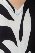 Thumbnail for Abstract Printed Co-Ords, Black; White - Hiral Fashion - Distacart