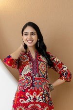 Thumbnail for Boho Printed Co-Ord Set, Pink - Hiral Fashion - Distacart