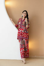 Thumbnail for Boho Printed Co-Ord Set, Pink - Hiral Fashion - Distacart
