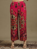 Thumbnail for Ethnic Printed Co-Ord Set, Pink - Hiral Fashion - Distacart