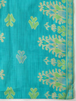 Thumbnail for Embroidered & Printed Kurta With Pant & Coordinated Dupatta, Turquoise - Hiral Fashion - Distacart