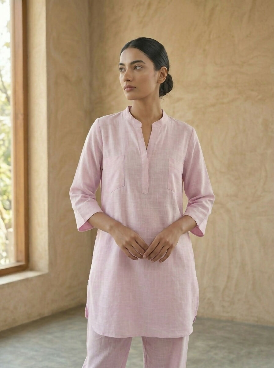 Gharana India Aira Lavender Coord Set - Dista