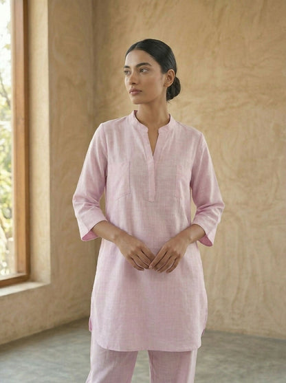 Gharana India Aira Lavender Coord Set - Dista