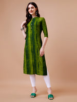 Thumbnail for Shibori Printed Casual Wear Kurta, Multicolor - Hiral Fashion - Dista