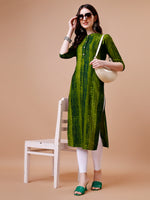 Thumbnail for Shibori Printed Casual Wear Kurta, Multicolor - Hiral Fashion - Dista