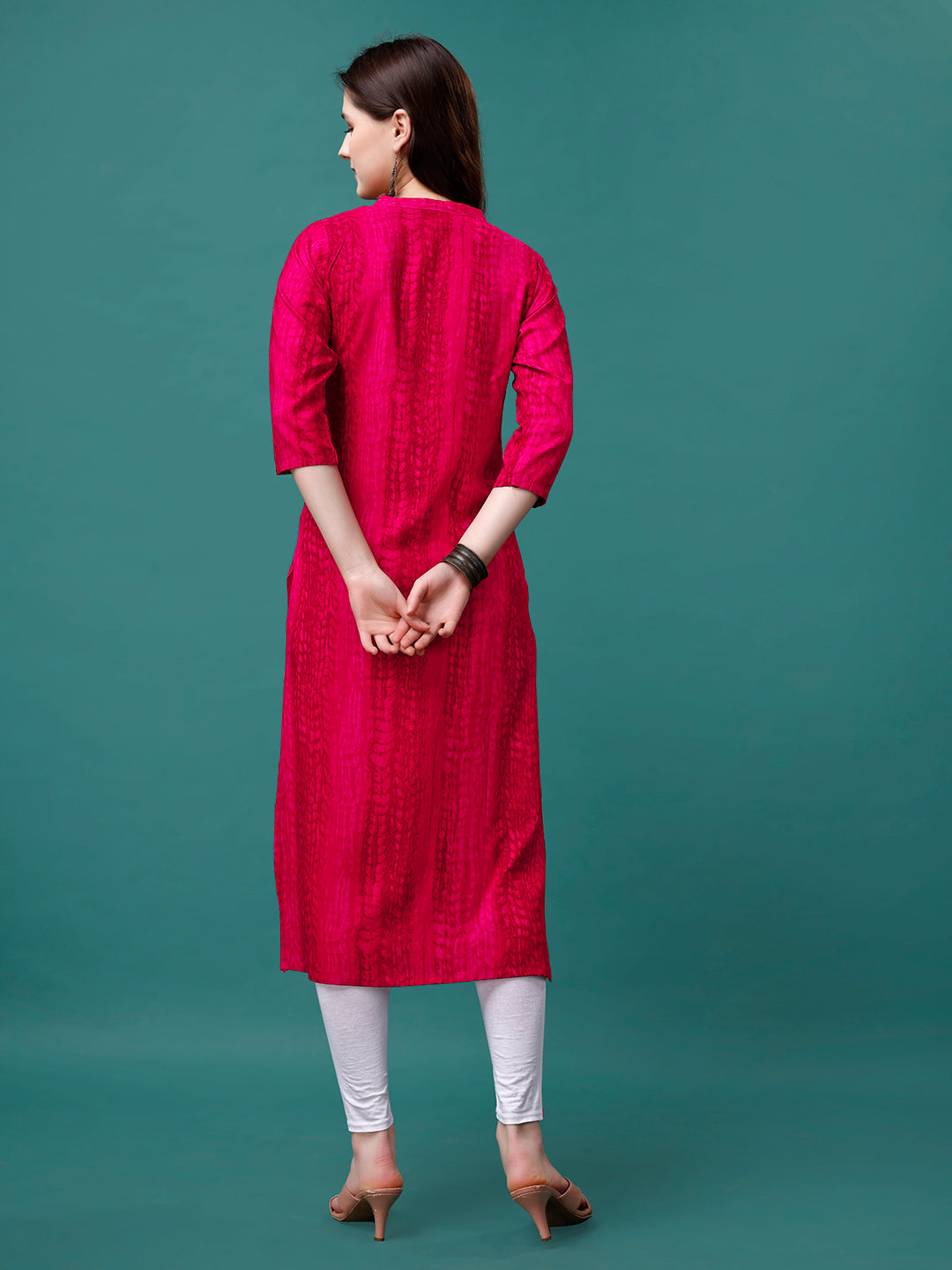 Shibori Printed Kurta, Multicolor - Hiral Fashion - Dista