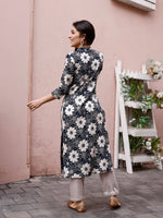 Thumbnail for Floral Printed Rayon Casual Wear Kurta, Multicolor - Hiral Fashion - Dista