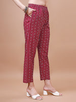 Thumbnail for Ethnic Motifs Printed Cotton Kurta With Pant & Dupatta, Multicolor - Hiral Fashion - Distacart