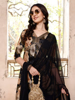 Thumbnail for Alia Cut Rayon Embroidered & Floral Printed Kurta With Pant & Dupatta, Multicolor - Hiral Fashion - Distacart