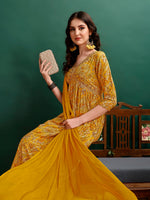 Thumbnail for Alia Cut Floral Printed & Embroidered Kurta With Pant & Dupatta Set Luxury Premium, Multicolor - Hiral Fashion - Distacart