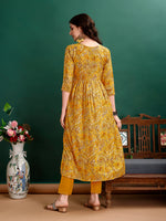 Thumbnail for Alia Cut Floral Printed & Embroidered Kurta With Pant & Dupatta Set Luxury Premium, Multicolor - Hiral Fashion - Distacart