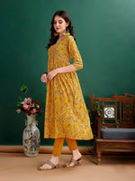 Thumbnail for Alia Cut Floral Printed & Embroidered Kurta With Pant & Dupatta Set Luxury Premium, Multicolor - Hiral Fashion - Distacart