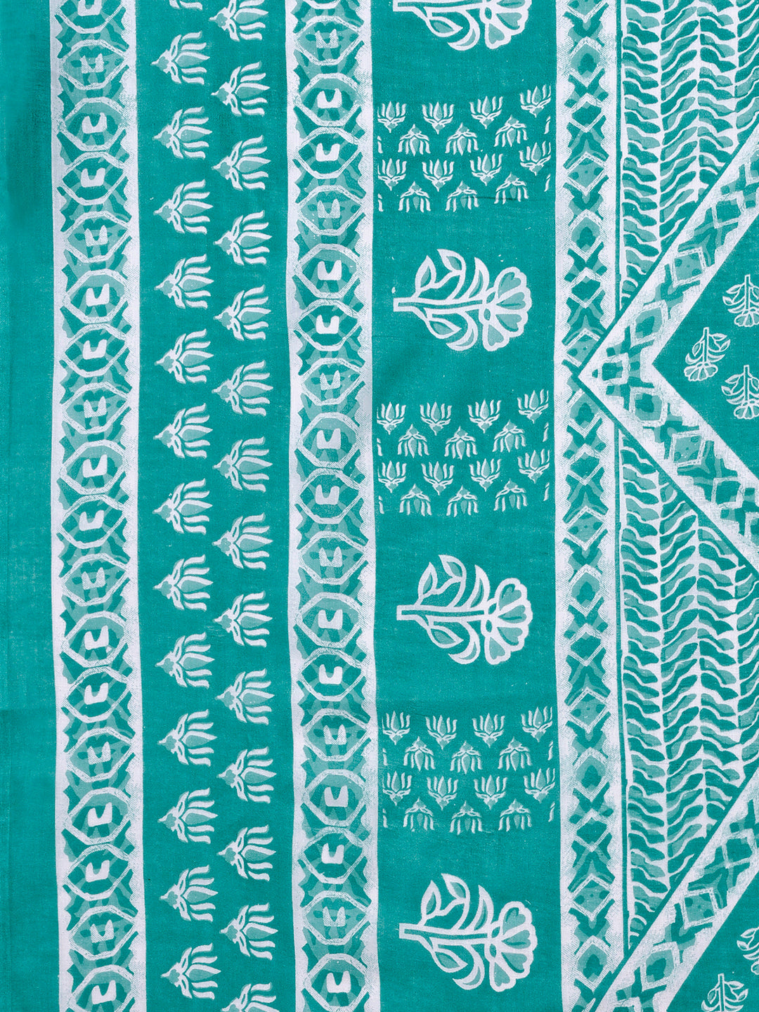 Ethnic Motifs Printed Casual Wear Cotton Kurta With Pant & Dupatta, Multicolor - Hiral Fashion - Distacart