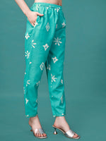 Thumbnail for Bandhani Printed Cotton Kurta With Pant & Dupatta, Multicolor - Hiral Fashion - Distacart