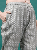 Thumbnail for Floral Printed Casual Wear Kurta With Pant & Dupatta, Multicolor - Hiral Fashion - Dista