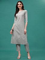 Thumbnail for Floral Printed Casual Wear Kurta With Pant & Dupatta, Multicolor - Hiral Fashion - Dista
