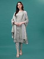 Thumbnail for Floral Printed Casual Wear Kurta With Pant & Dupatta, Multicolor - Hiral Fashion - Dista