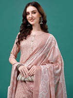 Thumbnail for Floral Printed Casual Wear Kurta With Pant & Dupatta, Multicolor - Hiral Fashion - Dista